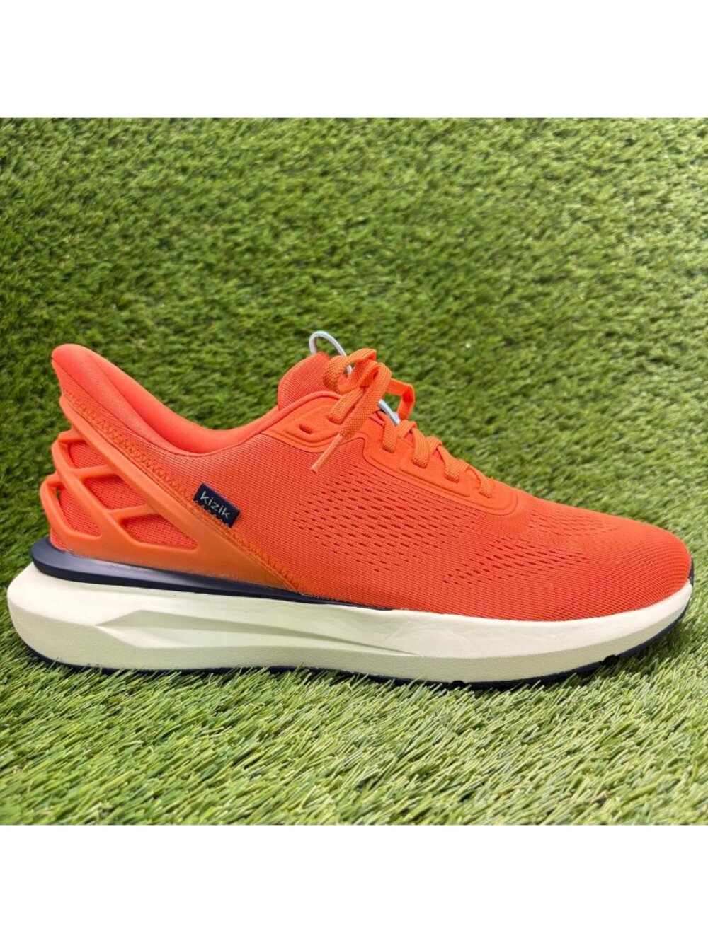 Kizik Athens 2 Mens Size 12 Tigerlily Orange Athletic Running Shoes Sneakers